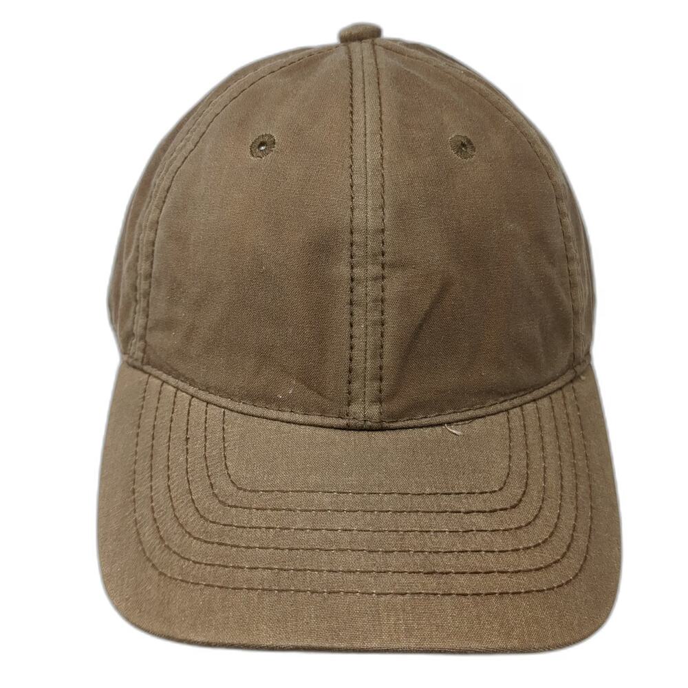 Drift Creek Outdoors Baseball Cap Brown One Size Slideback Cotton Oil Skin Hat